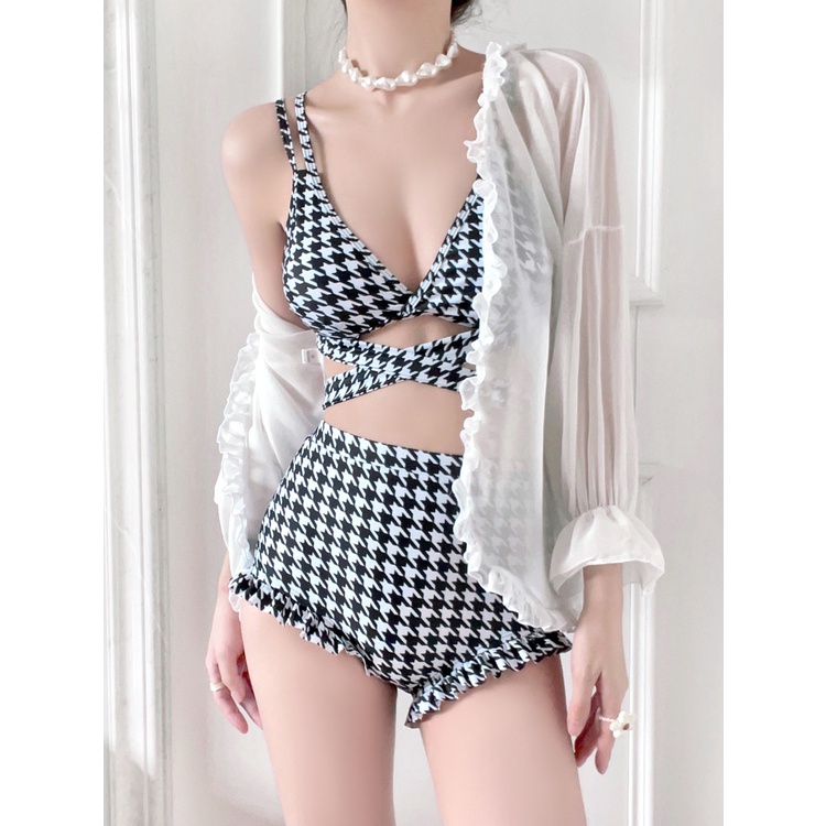 Bộ Đồ Bơi Bikini Đi Biển Phong Cách Hoạt Hình Quyến Rũ Nóng Bỏng Cho Nữ