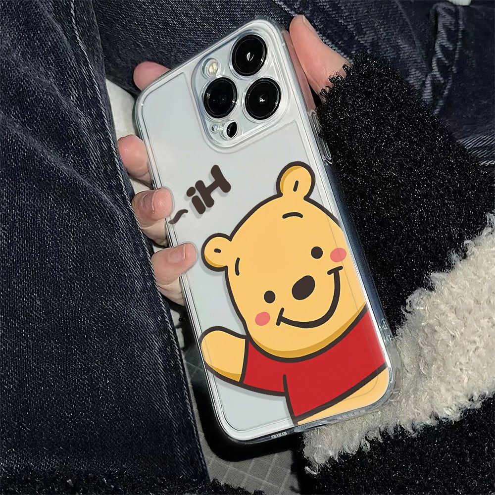 ✅Ốp Điện Thoại Mềm Hình Winnie the Pooh Chống Sốc Maxplus11 6Inhi13 7814pro iPhone12 Z0GN