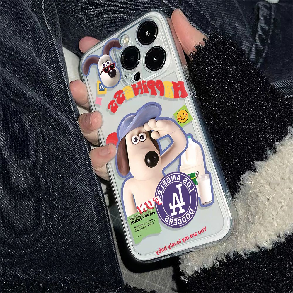 ✅Ốp Điện Thoại Dẻo Họa Tiết Chú Chó Dễ Thương Chống Sốc Cho iPhone12 11 HB0Q 7813 6In14Promax