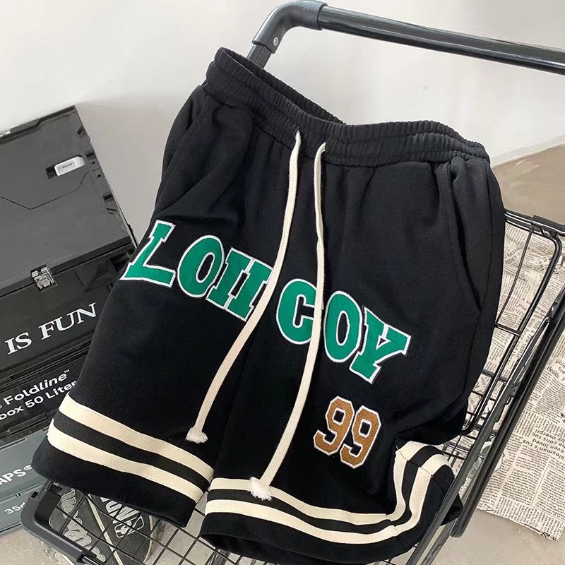 Quần Short Thể Thao Bóng Rổ Dáng Rộng In Họa Tiết Kiểu Hip-Hop Hàn Quốc Cá Tính Cho Nam