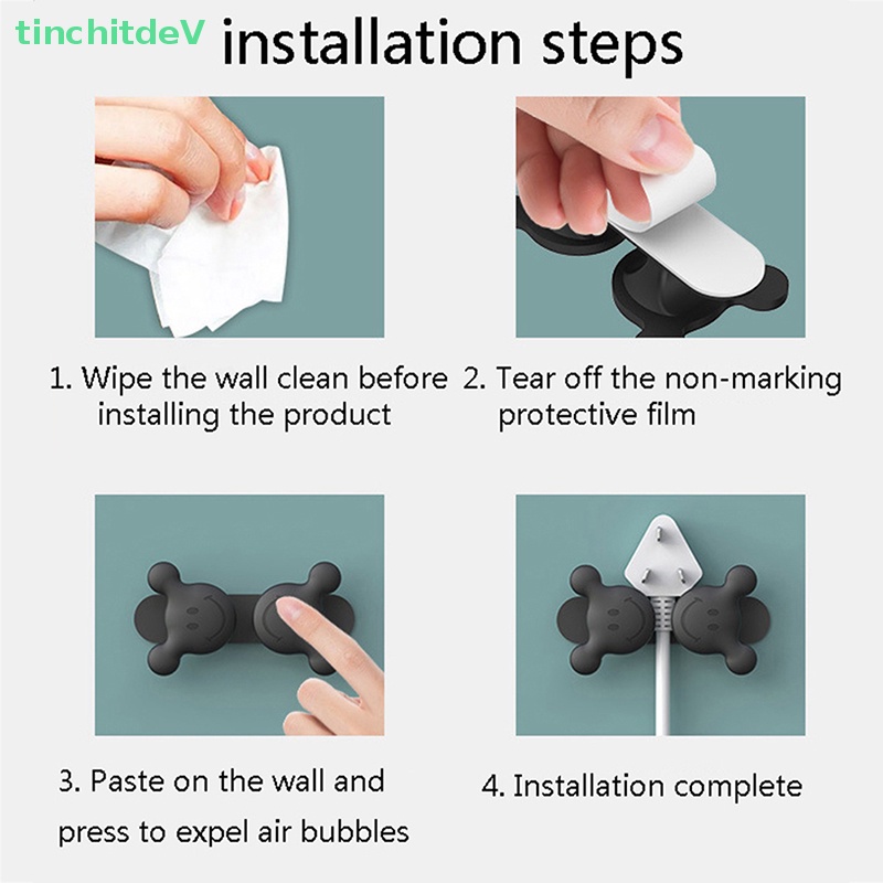 1 Kẹp Cố Định Dây Cáp Gọn Gàng Tiện Dụng