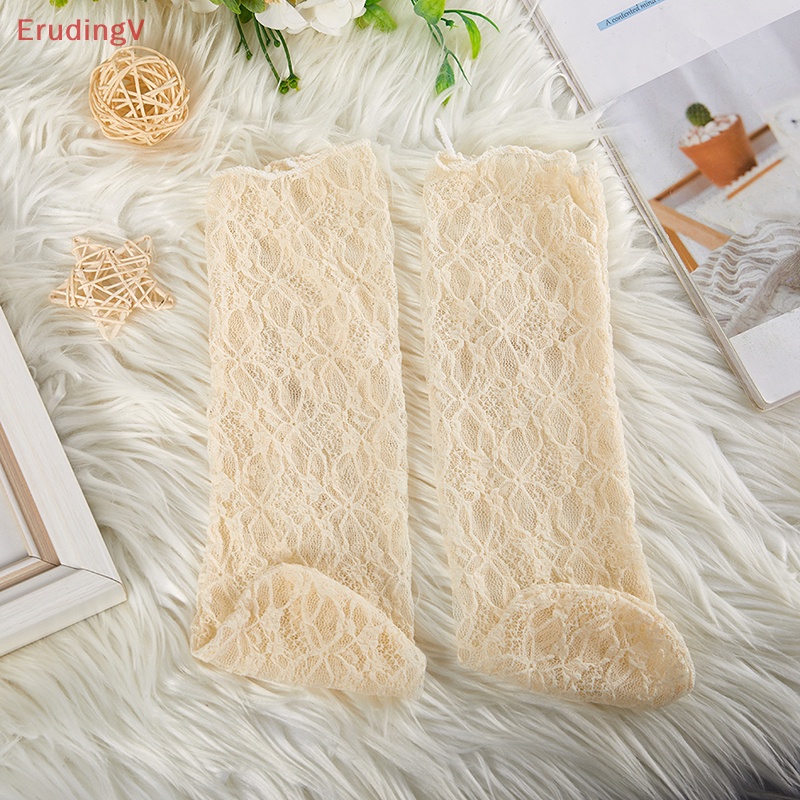 1 Đôi Tất Lưới Phối Ren Hoa Mỏng Trong Suốt Thoáng Khí Thời Trang Mùa Hè Cho Nữ