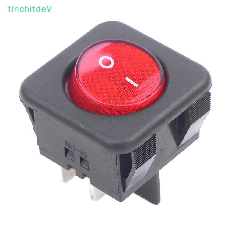 Công Tắc Rocker Mini 4Pins RK1-05N Chống Nước Chống Dầu Cho Tàu Thuyền