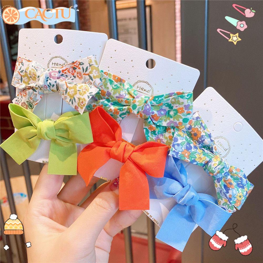 Bộ 2 Kẹp Tóc Nơ Xinh Xắn Dễ Thương Cho Bé Gái