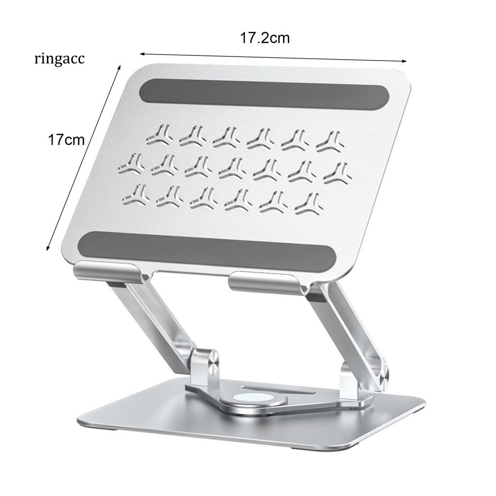 Giá Đỡ Máy Tính Bảng Bằng Hợp Kim Nhôm Có Thể Điều Chỉnh Xoay 360 Độ Tiện Dụng