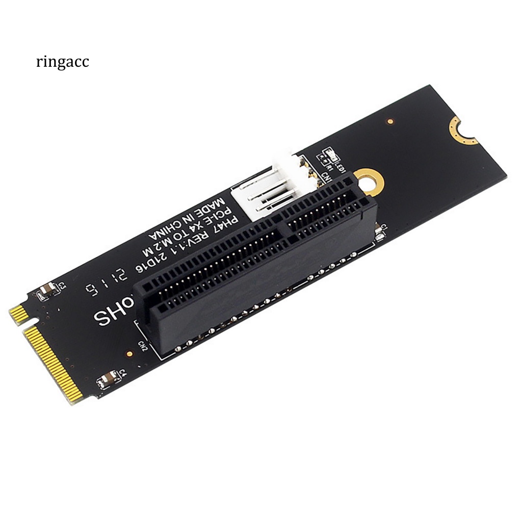 Card Mở Rộng RGA Tốc Độ Cao M.2 SSD NGFF Sang PCI-E X4 Kèm Dây Cáp Cho Máy Tính