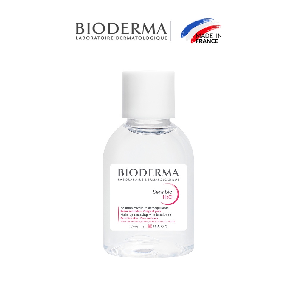 Dung dịch làm sạch và tẩy trang Micellar cho da nhạy cảm Bioderma Sensibio H2O 20ml