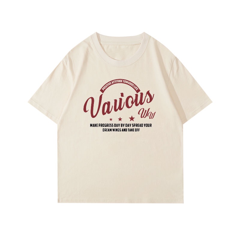 NRVP Áo Thun 100% Cotton Tay Ngắn Phong Cách Hàn Quốc Mới