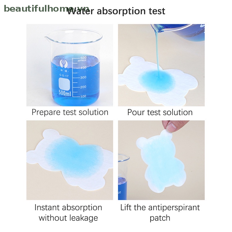 Miếng Dán Thấm Hút Mồ Hôi Vùng Da Dưới Cánh Tay Dùng Một Lần