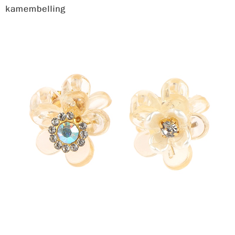 Set 10 Kẹp Tóc Hình Bông Hoa Mini Dễ Thương