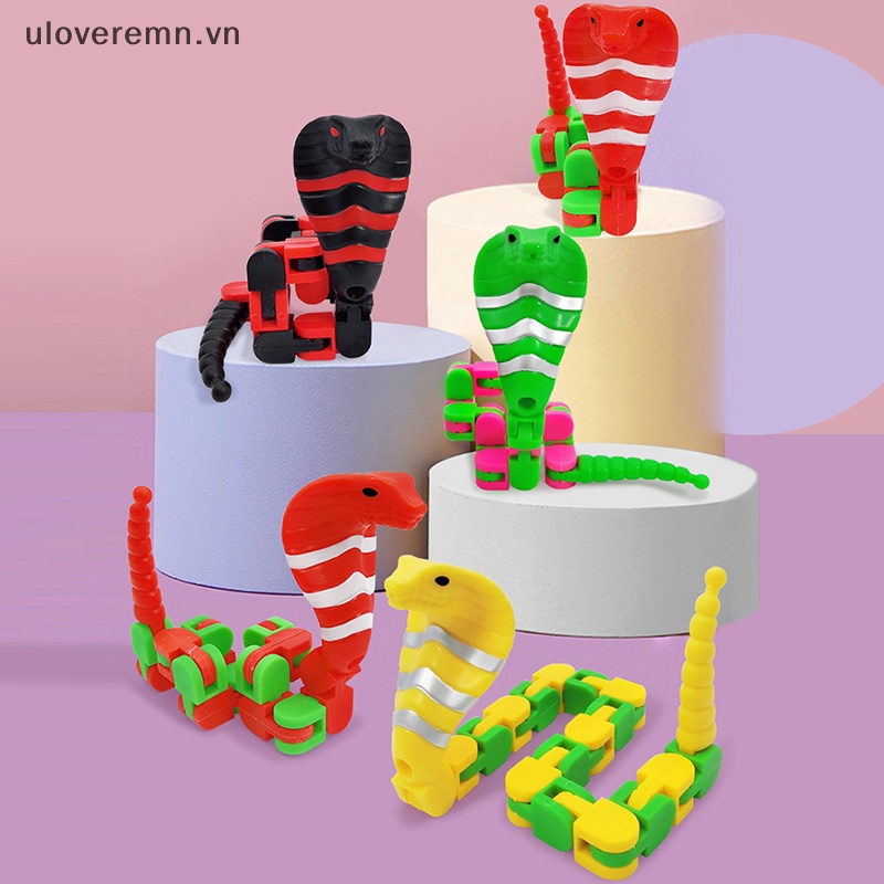 Uloveremn Set 2 Vòng Đeo Tay Dạng Chuỗi Rắn Cảm Biến Giảm Căng Thẳng