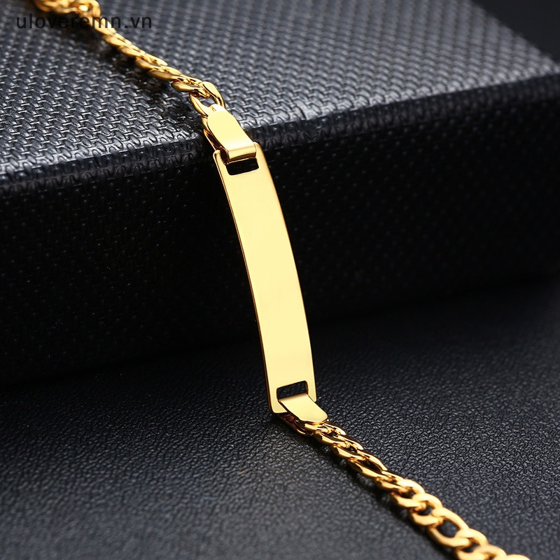 1 Vòng Đeo Tay Bằng Thép Không Gỉ Thời Trang Dễ Điều Chỉnh