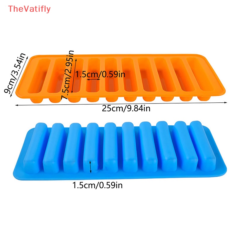 Khuôn Silicone Làm Đá Viên 10 Ô Phù Hợp Cho Mùa Hè