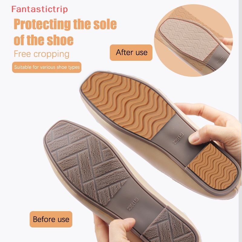 1 Cặp Miếng Dán Đế Giày Bằng Cao Su Chống Trượt Chống Mài Mòn Mới