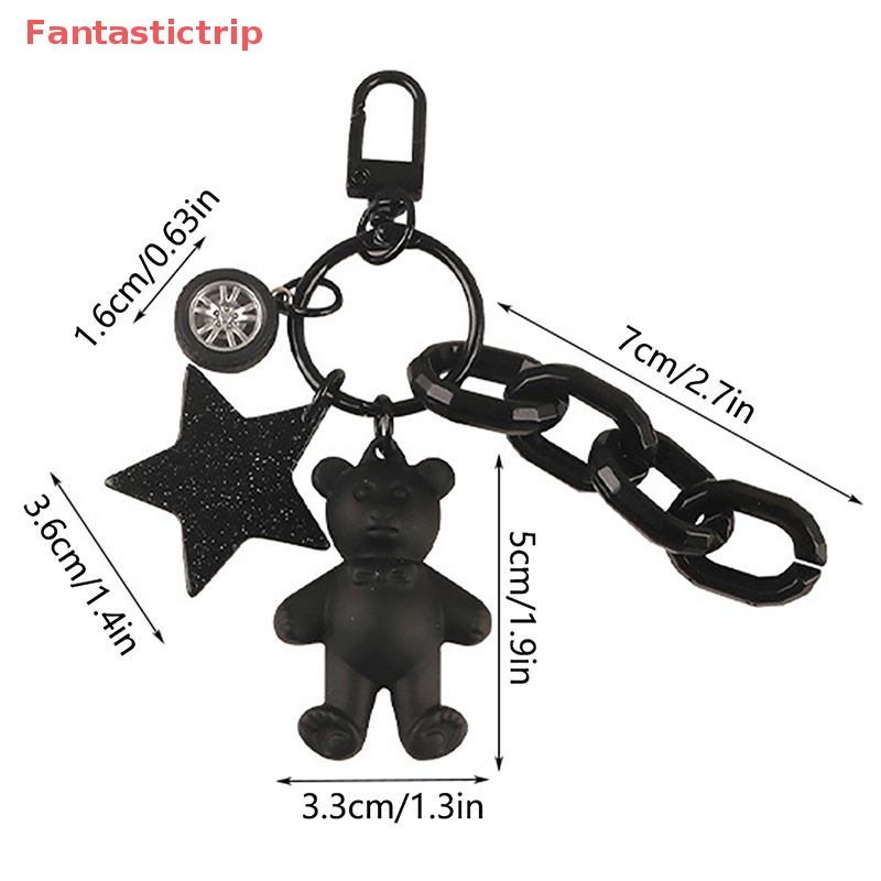 Móc Khóa Hình Nơ / Gấu Ngôi Sao Năm Cánh Xinh Xắn Mới
