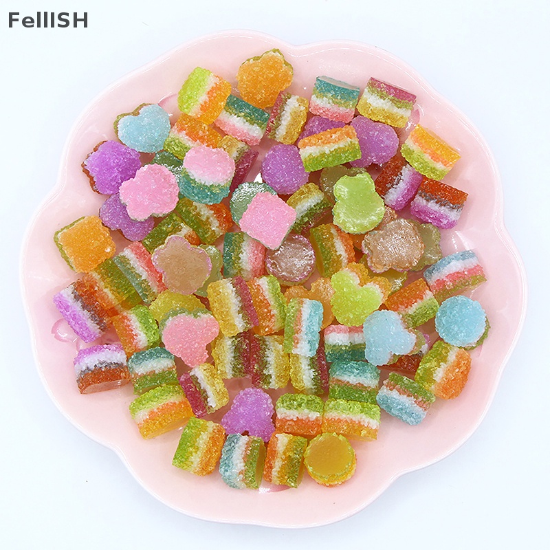 [Felli] Bộ 5 Đồ trang trí Kẹo Mưa Mini Phát Quang Trang Trí Xe Hơi 439br