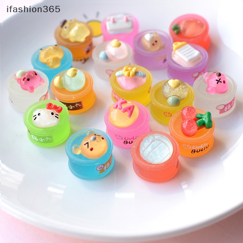 Set 10 Hộp Nhựa Phát Quang Họa Tiết Hoạt Hình Làm Trang Sức Diy ifashion365