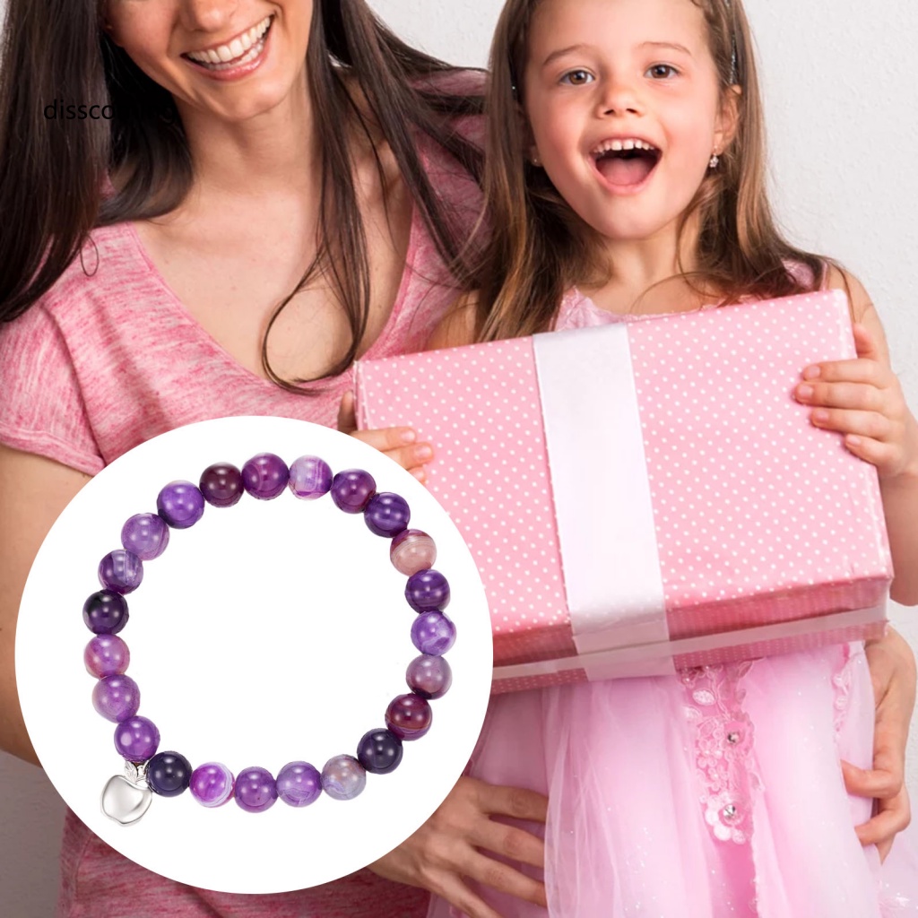 Băng Đô SL SL SL SL SL| Vòng Tay Chuỗi Hạt Đá Tự Nhiên Khắc Chữ Thank You Và Thẻ Trái Cây Co Giãn Thời Trang Cho Nữ