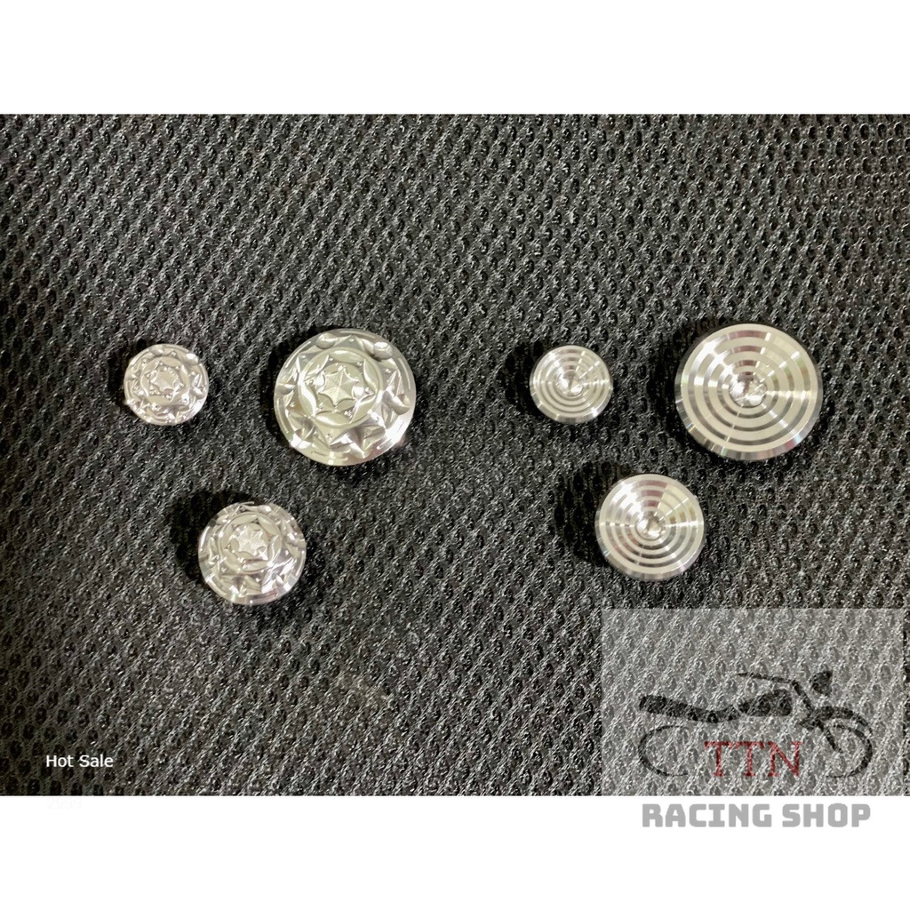 Mâm Lửa - Nắp Nhớt Inox 304 Gắn Cho Xe Honda và Yamaha gắn xe máy Wave,Dream,Sirius,Winner,Exciter, Satria,R