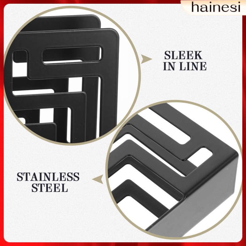 Para Mesa Giá Đỡ Khăn Giấy Để Bàn Trang Trí Khoét Rỗng Sắp Xếp Gọn Gàng