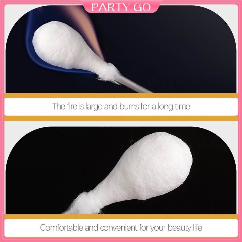 Set 4 Tăm Bông Cotton Chuyên Dụng Cho Salon Làm Tóc