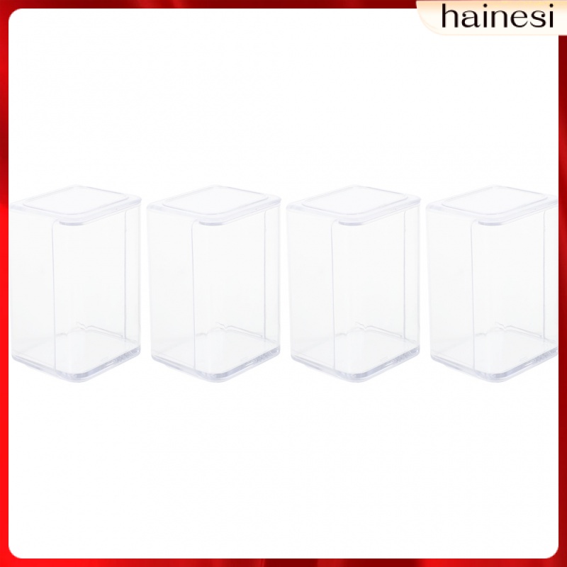 Set 4 Hộp Nhựa Acrylic Trong Suốt Trưng Bày Mô Hình