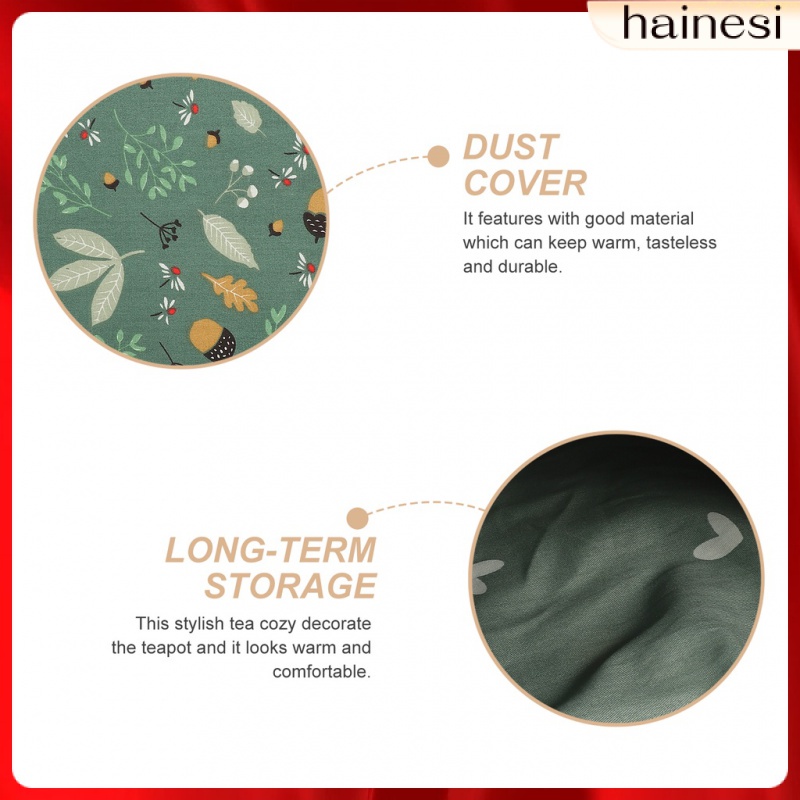 Vỏ Bọc Ấm Trà / Cà Phê Bằng Cotton Cách Nhiệt Chống Bụi Phong Cách Vintage