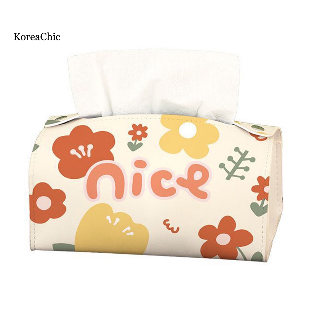 Hộp Giả Da Đựng Khăn Giấy Tiện Dụng Cho Xe Hơi