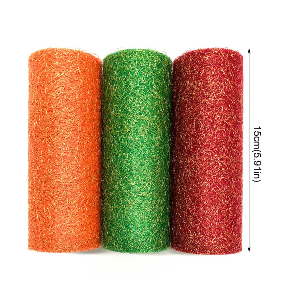 Cuộn Ruy Băng Vải Tuyn 10Yard / Cuộn 6Inch DIY Trang Trí Ghế Tiệc Cưới X4Z5