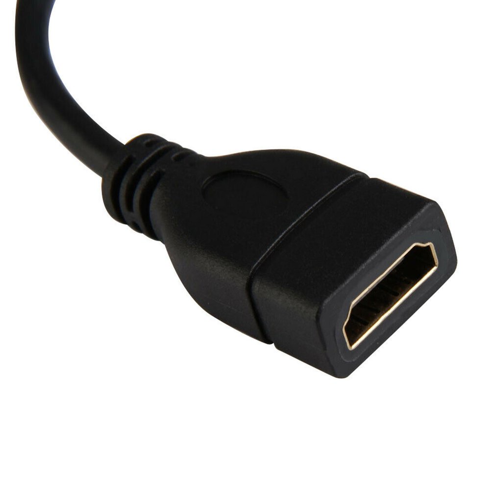 Cro Male D To Hdmi-Compatible Female A Jack Adpter Cable Convertor 1080P [Q/11]