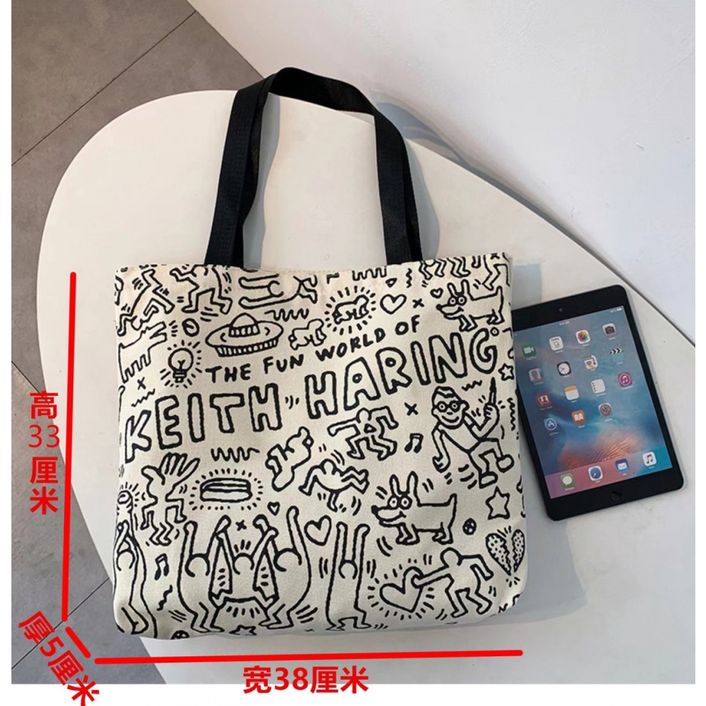 Túi Xách Canvas Cỡ Lớn Thời Trang Hàn Quốc Cho Nữ