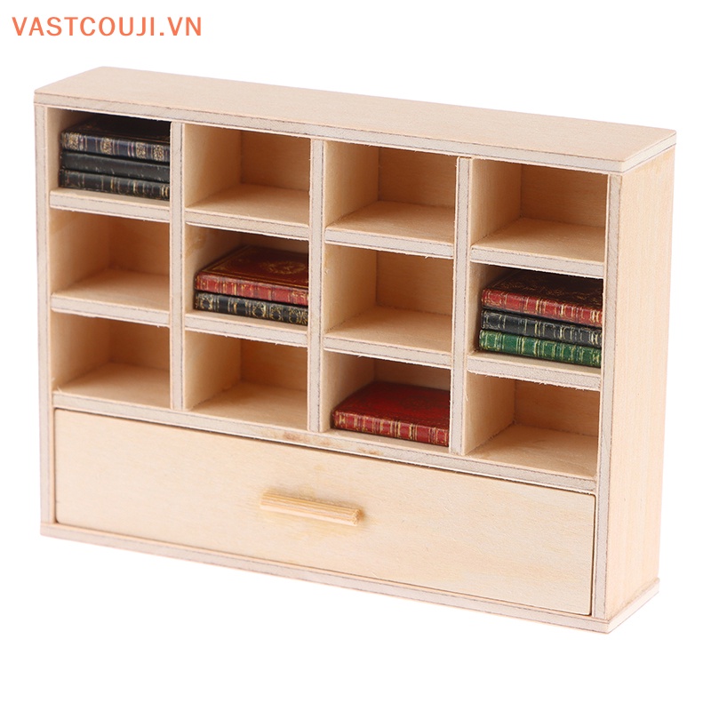 Mô Hình Tủ Sách / Ngăn Kéo 1: 12 Độc Đáo Trang Trí Nhà Búp Bê