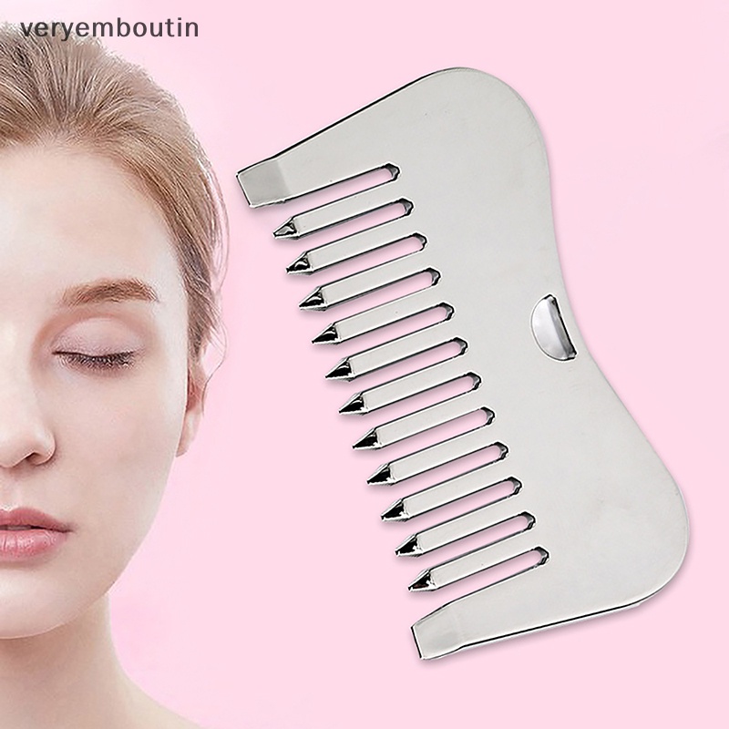 Lược Chải Mát Xa Da Mặt Bằng Thép Không Gỉ