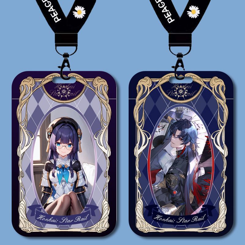 Honkai: Star Rail card sleeve Blade Transparent shell Kafka ACGN March 7th Name tag Silver Wolf anime Dan Heng Student card Fu Xuan Luocha animation Herta Jing Yuan new Seele Bronya