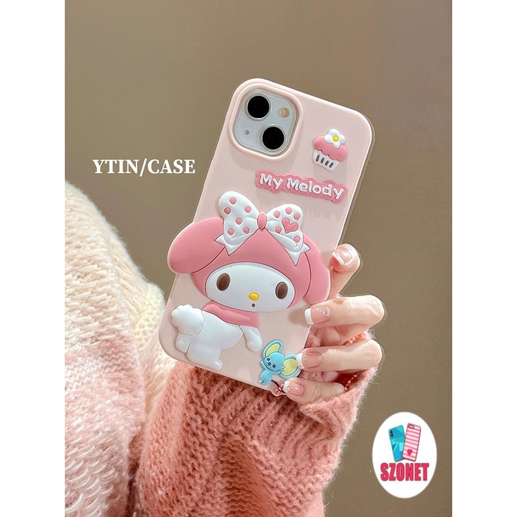 Ốp Điện Thoại Silicon Mềm Chống Sốc Chống Rơi Thân Thiện Với Da Hình Búp Bê 3D Dễ Thương Cho iPhone 14 13 12 11 Pro Max 14 Plus