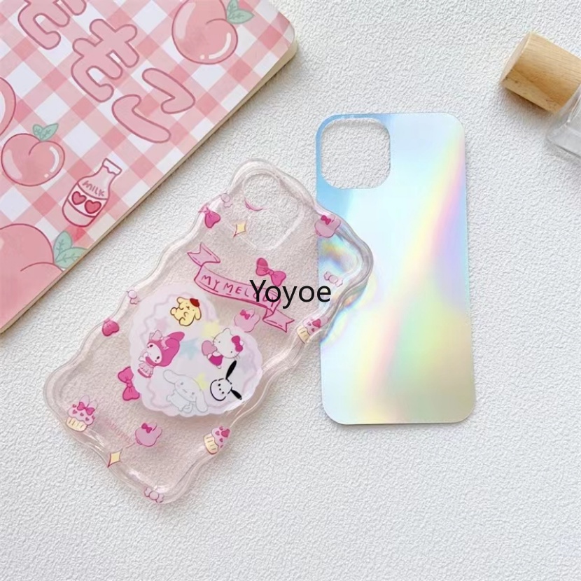 Ốp Điện Thoại Silicon Mềm Họa Tiết Sanrio Dễ Thương Cho iPhone 14 Pro Max 11 12 13 Pro SE X XR XS Max 7 8 Plus