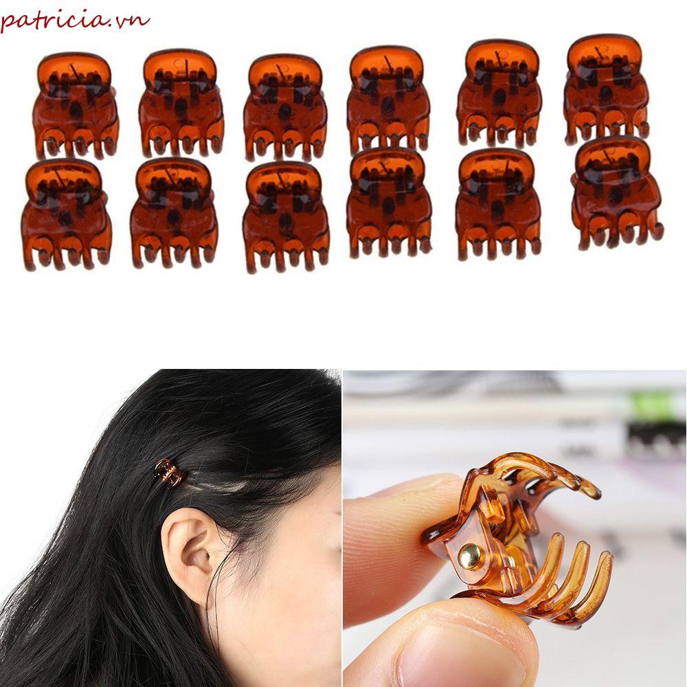 Set 12 Kẹp Tóc Nhựa Dễ Thương