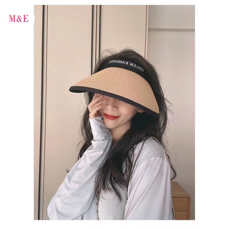 Mũ Cói Rộng Vành Chống Nắng Chống Tia Cực Tím Phong Cách Hàn Quốc Thời Trang Đi Biển Mùa Hè Mới 2023