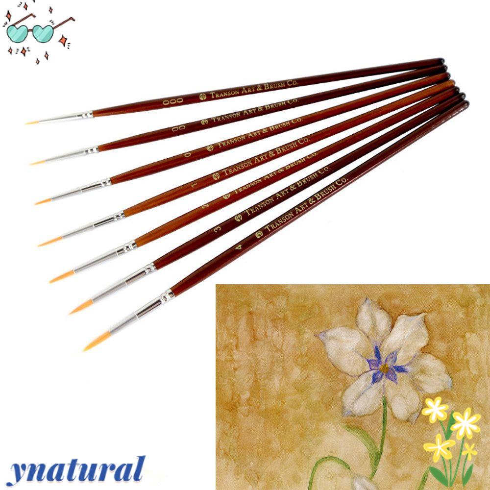 Bộ 7 Bút Lông Vẽ Tranh Sơn Dầu Tự Nhiên