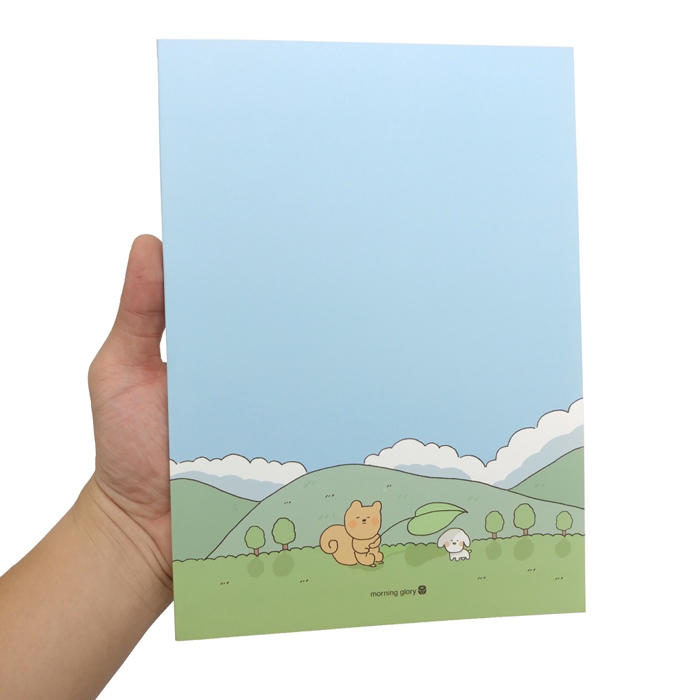 Sổ Sinh Viên Kẻ Ngang Morning Glory 10300-88597 - Hình Thú Cưng - Mẫu 4