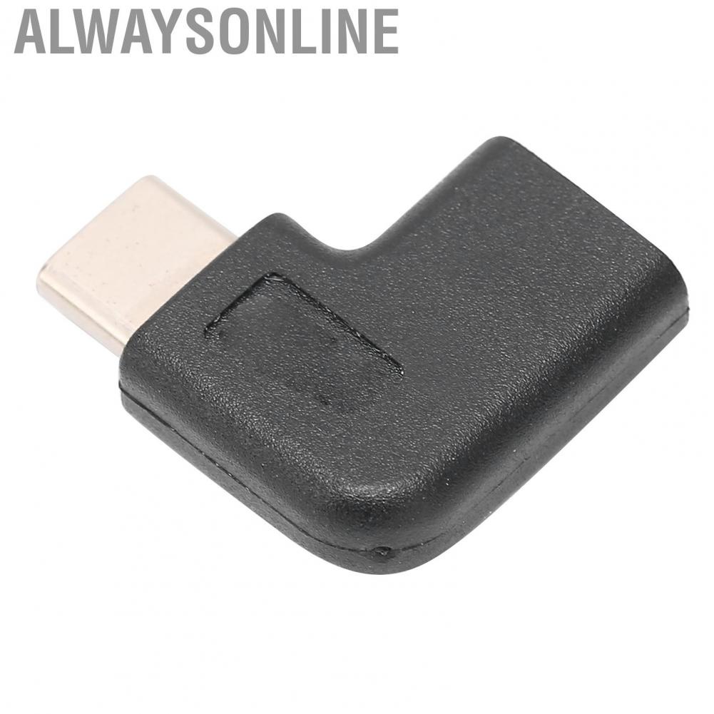 Alwaysonline Type C Male To Female Adapter  Data Sync PVC Reversible Portable Extension for Smartphones Laptops