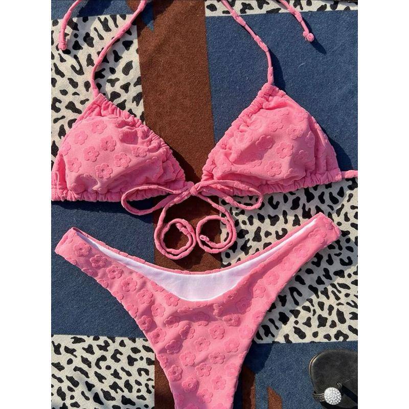 Bộ Đồ Bơi bikini Hình Trái Tim Phong Cách Âu Mỹ 2023 Mới