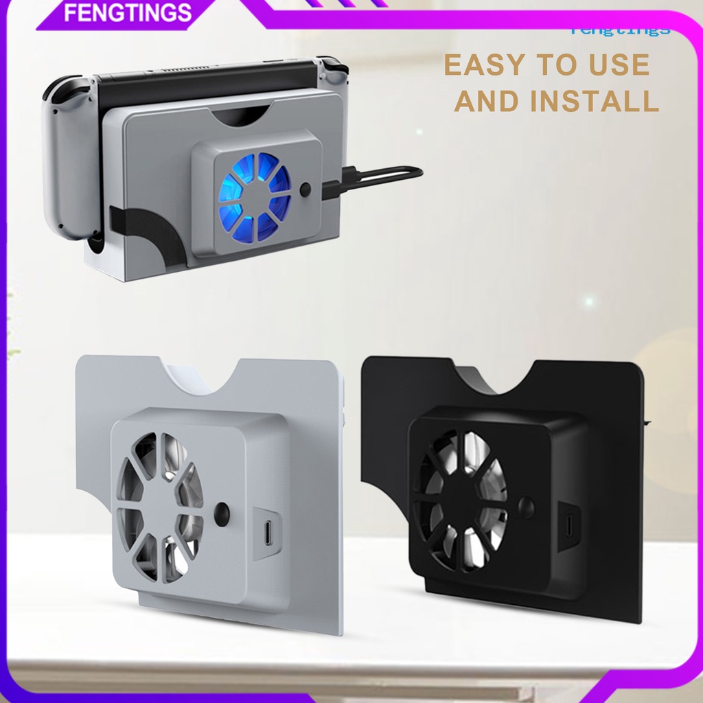 Quạt Tản Nhiệt Làm Mát Loại C Giảm Tiếng Ồn Mạnh Mẽ Cho Switch OLED