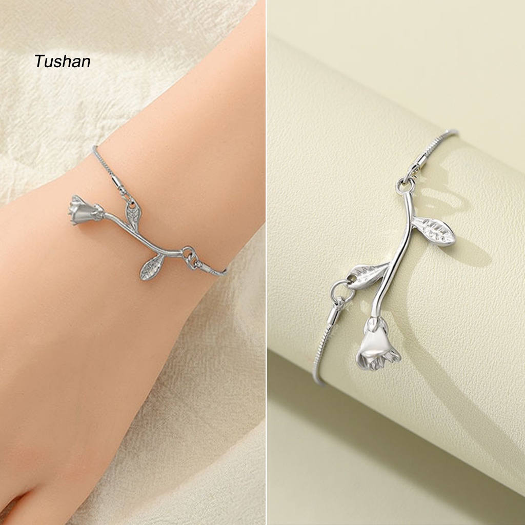 [Ts] Vòng Tay Dạng Kéo Đính Chuông Sinh Học Tươi Sáng Đơn Giản Thoải Mái Dễ Phối Đồ Có Thể Điều Chỉnh Trang Sức Cho Nữ