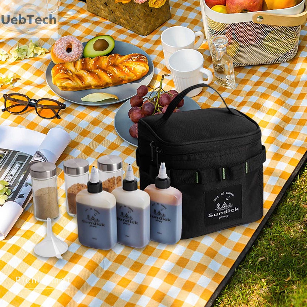 Hộp Đựng Gia Vị Kèm Túi Đựng Tiện Dụng Cho Các Hoạt Động Ngoài Trời