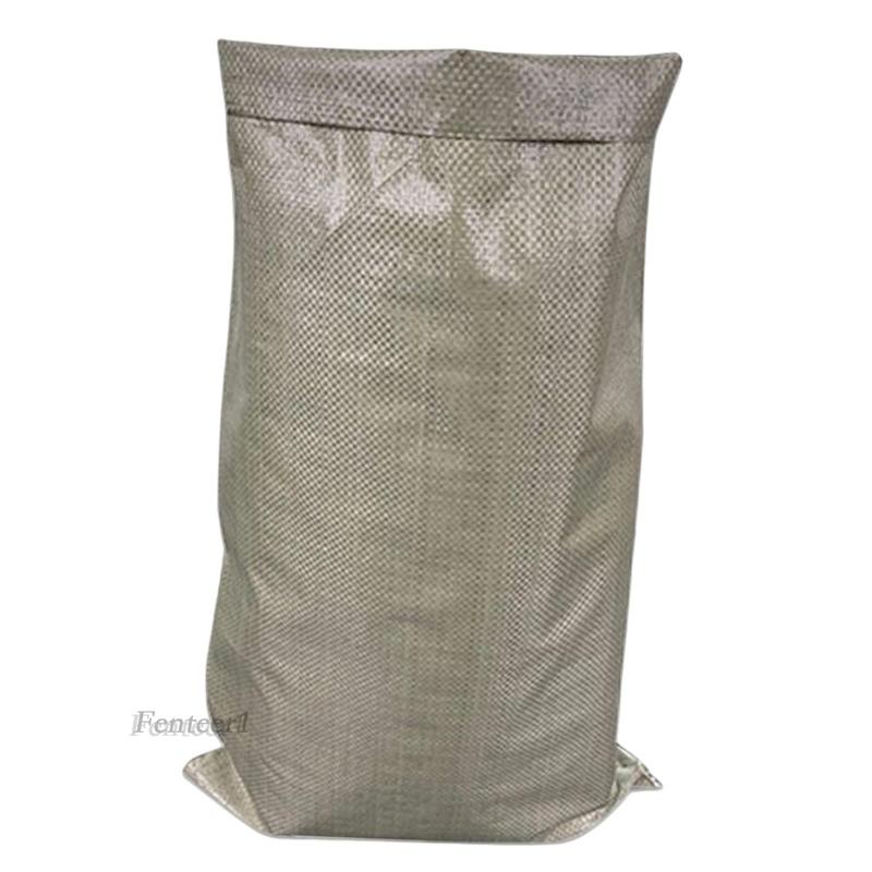 [Fenteer1] 100 Túi Cát Dệt Đựng Cát Giao Thông / Lái Xe / Đi Biển