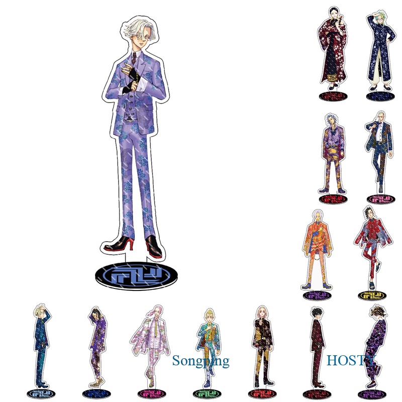 Mô Hình Nhân Vật Anime Tokyo Revengers Hai Mặt Bằng Acrylic Để Bàn Trang Trí