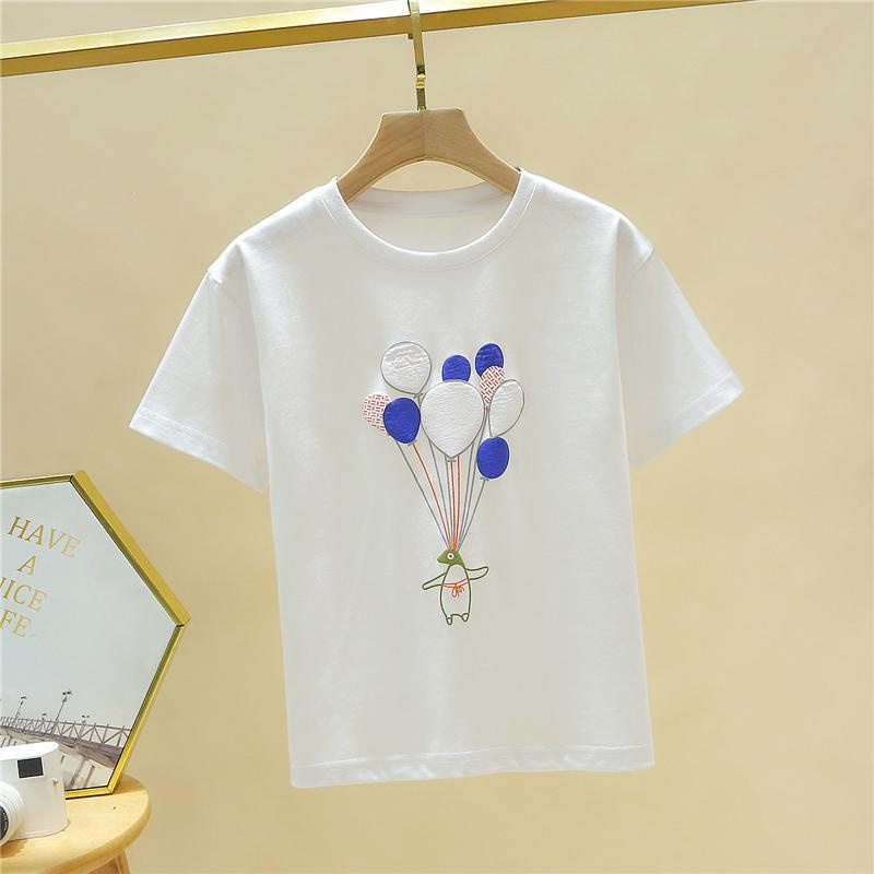 Áo Thun Tay Ngắn Mùa Hè 2023 Bằng Cotton Trơn Hợp Thời Trang Cho Bé Gái