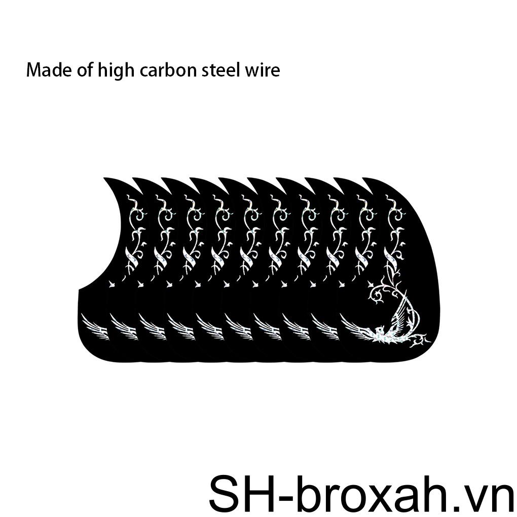 Bộ 10 Miếng Dán Bảo Vệ Chống Trầy Xước Chống Bụi Cho Đàn Guitar