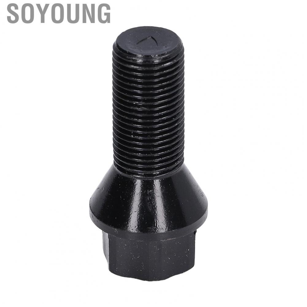 Soyoung Wheel Lug Bolt  Cold Forged Steel Locks Screw Black for Car
